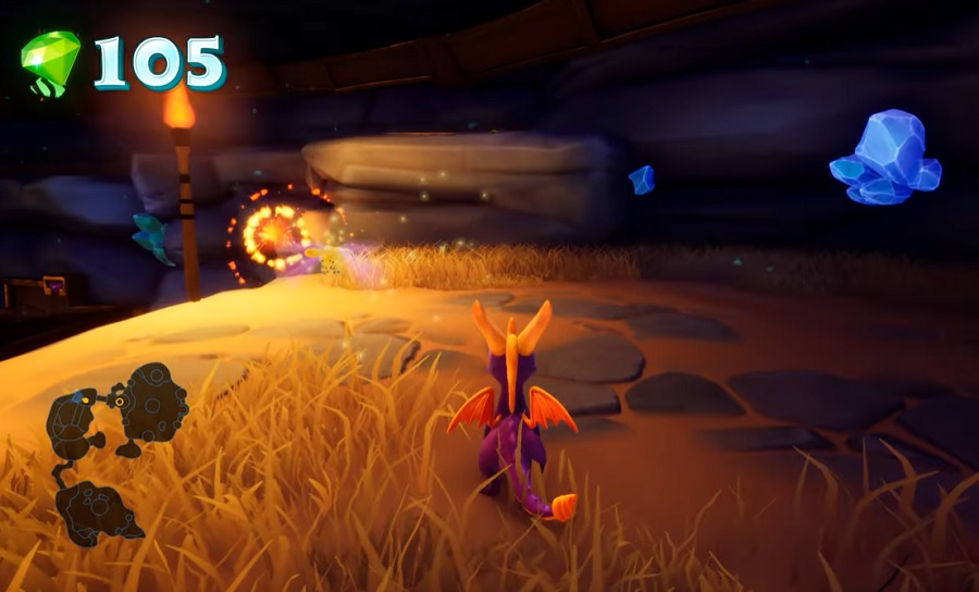 Spyro 2: Tangkapan Layar Gameplay Ripto's Rage