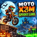 Moto X3M Spooky Land