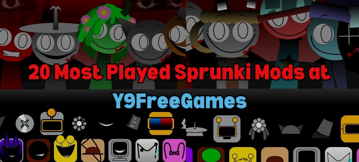 Most Played Sprunki Mods Banner