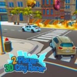 3D City Racer voor 2 spelers