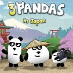 3 pandas en Japón