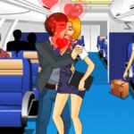 Stewardess küssen