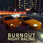 Burnout-Nachtrennen