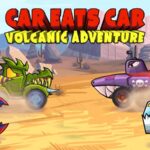 Auto eet auto: vulkanisch avontuur