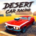 Corrida de carros no deserto
