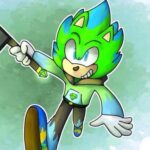 Smaragd der Igel in Sonic Battle