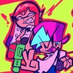 FNF BF проти Inkling (Splatoon One Shot)