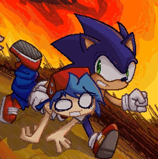 Confronting yourself fnf sonic