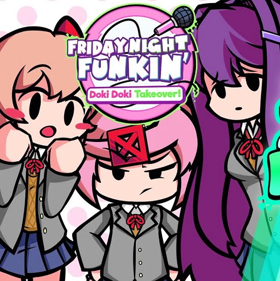 Fnf doki doki takeover ddlc play fnf mod online unblocked