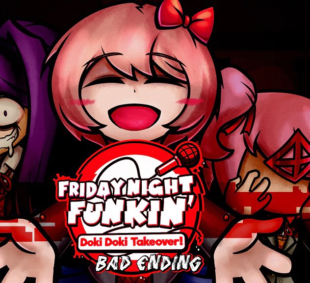 Fnf doki doki takeover bad ending fnf mods games play online at