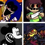 FNF: Everyone from Creepypastas Sings Too-Slow