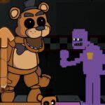 Luta FNF Fazbear: Freddy vs Purple Guy