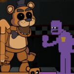 FNF Fazbear Fight: Freddy gegen Purple Guy