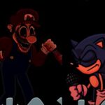 FNF Mario.EXE vs Sonic.EXE (It’s a me x Too Slow)