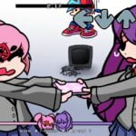 FNF: Natsuki e Yuri cantam Tug-o-War