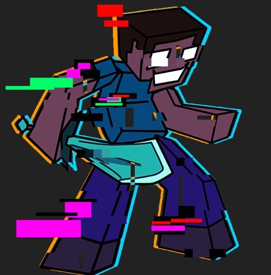 FNF Pibby Corrupted Minecraft Steve - Play FNF Mod Online & Unblocked