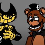 FNF rôti mais Freddy, Bendy, contre Huggy Wuggy