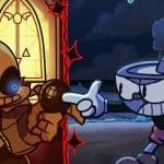 FNF Sans and Cuphead Sing Stargazer