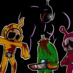 FNF Triple Tubbies против Slendytubbies