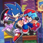 FNF против Sonic Dash & Spin