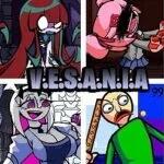 Música da Vesania do FNF, mas todo mundo canta