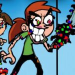 FNF против Corrupted Vicky & Timmy (Fairly OddParents)