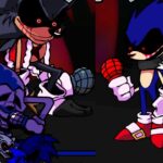 FNF vs Majin Sonic & Lord X canta Blood Red Snow