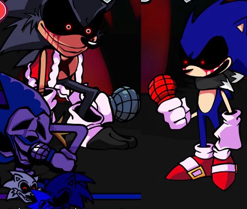 Sonic.Exe, Lord X and Majin by NumyPome on Newgrounds