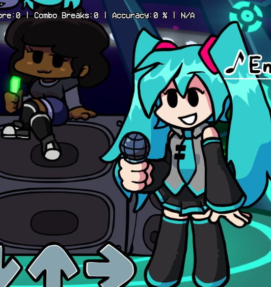 FNF vs Hatsune Miku V2 FNF mod jogo online