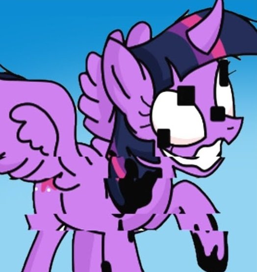 wanted to play twilight sparkle x learning with pibby mod but