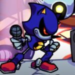 FNF contra Sonic CD (contra Metal Sonic)