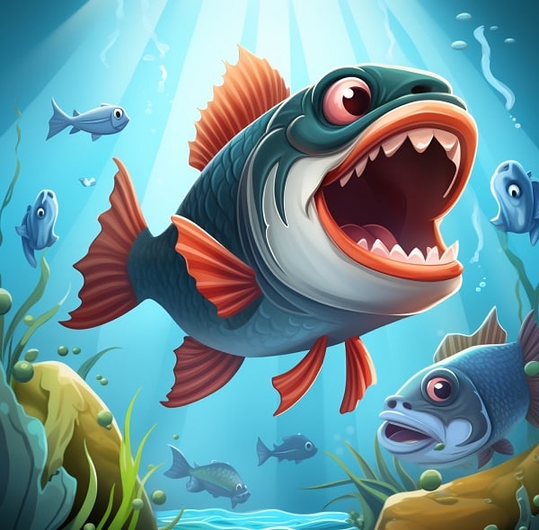 Fish Eat Grow Big 🕹️ Two Player Games