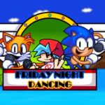 Viernes por la noche bailando con Sonic