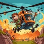 Helikopter-Fluchtspiel