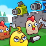 Merge Cannon: Defensa de pollo