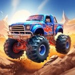 Corsa acrobatica di Monster Truck