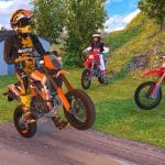 Simulateur de conduite de motocross