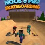 Skateboarding novato y profesional