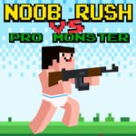 Noob Rush versus Pro Monsters