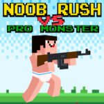 Noob Rush contra monstruos profesionales