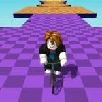 Obby mais tu es sur un vélo