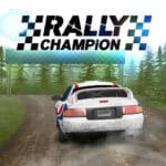 Championne de rallye