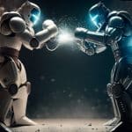 Combat en anneau de robots