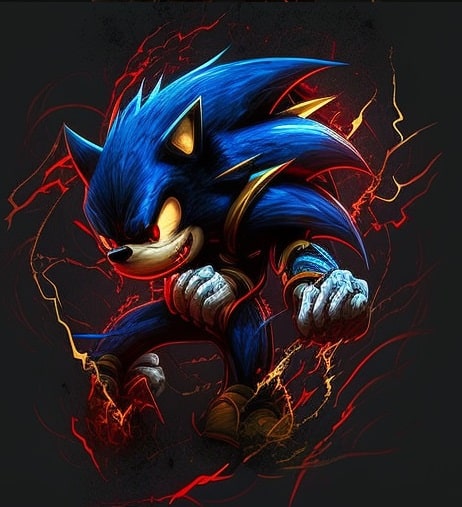 Darkspine Sonic by Sweecrue  Sonic, Sonic art, Game sonic