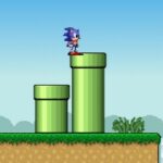 Sonic verloren in Mario World