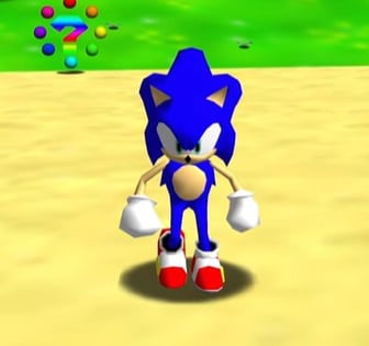 Jogue Super Mario 64 Sonic Edition, um jogo de Sonic