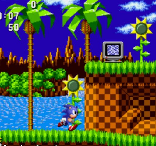 Super Sonic and Hyper Sonic in Sonic 1 🕹️️ Play Sonic Games