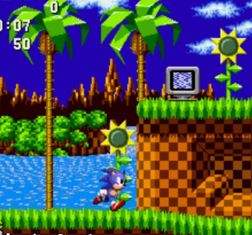 Super Sonic and Hyper Sonic in Sonic 1