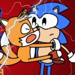 Tails se asusta pero es un mod FNF