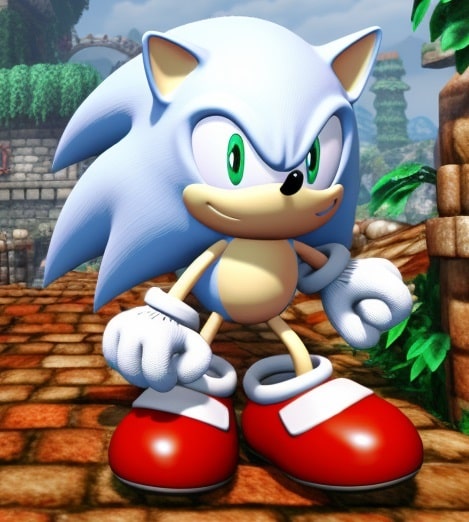 Play White Sonic in Sonic Knuckles, a game of Sonic